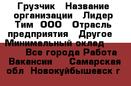 Грузчик › Название организации ­ Лидер Тим, ООО › Отрасль предприятия ­ Другое › Минимальный оклад ­ 11 000 - Все города Работа » Вакансии   . Самарская обл.,Новокуйбышевск г.